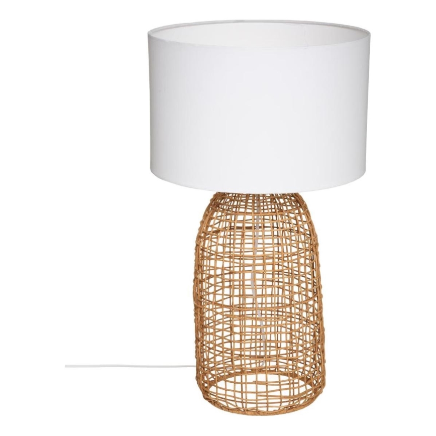 Atmosphera - Lampada da tavolo KARLA 1xE27/25W/230V rattan