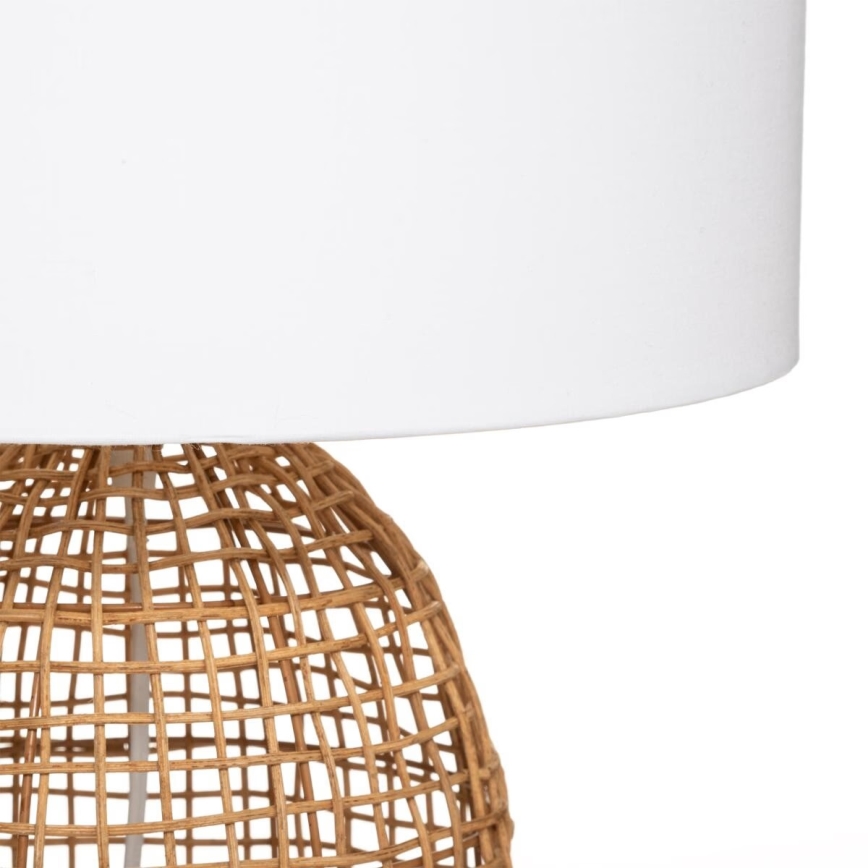 Atmosphera - Lampada da tavolo KARLA 1xE27/25W/230V rattan