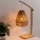 Atmosphera - Lampada da tavolo KARLA 1xE27/40W/230V bambù