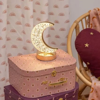 Atmosphera - Lampada da tavolo LED per bambini BELLA LED/3xAA