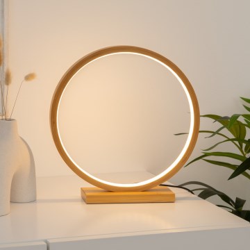 Atmosphera - Lampada da tavolo LED STELA LED/2,7W/230V bambù