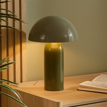 Atmosphera - Lampada da tavolo LITO 1xE14/6W/230V kaki