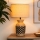 Atmosphera - Lampada da tavolo MENA 1xE27/40W/230V giacinto d'acqua