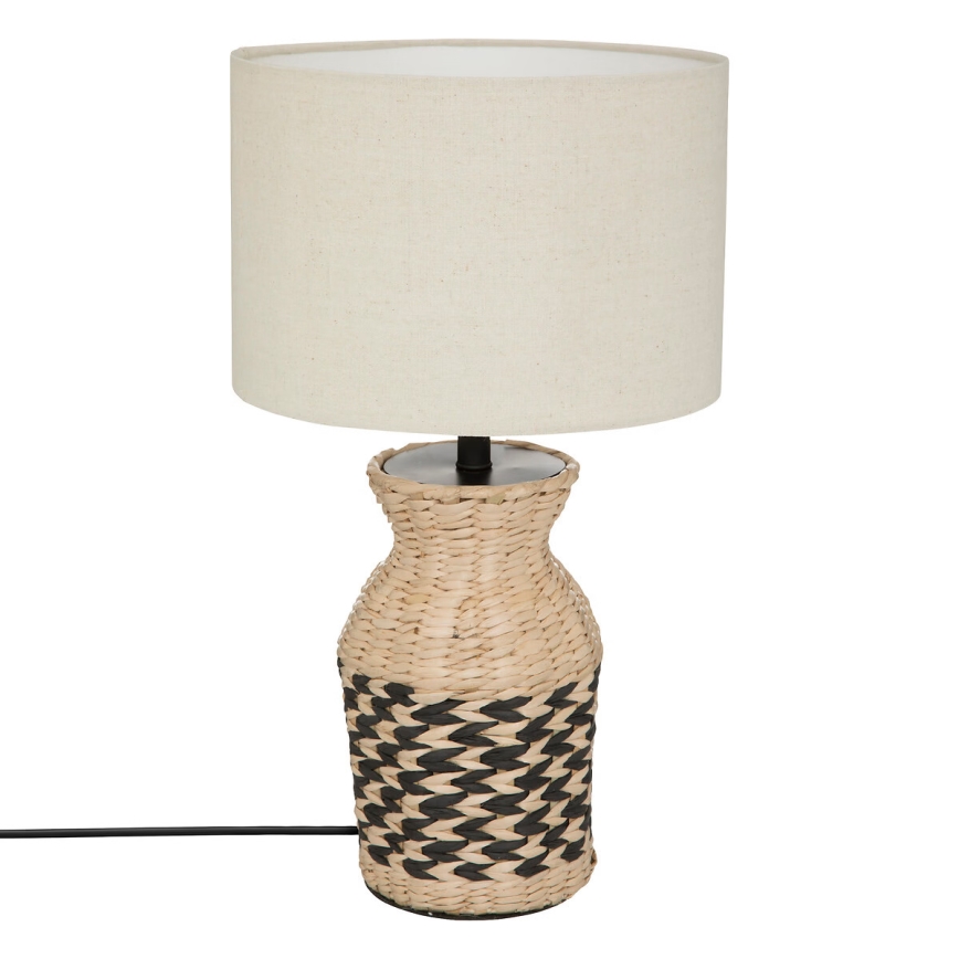 Atmosphera - Lampada da tavolo MENA 1xE27/40W/230V giacinto d'acqua