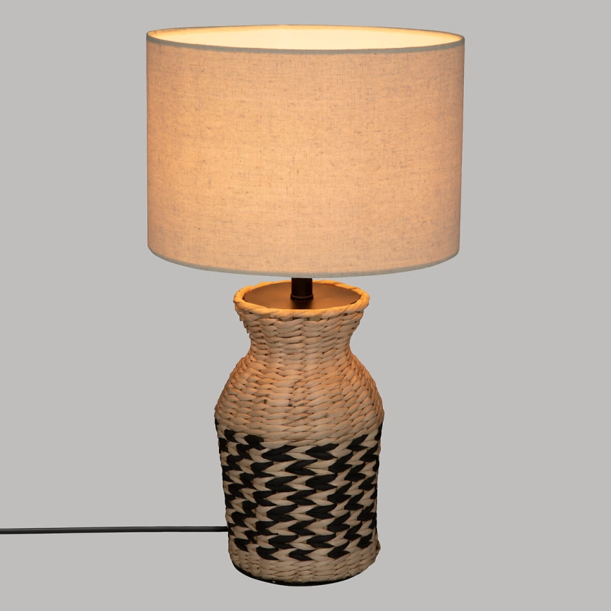 Atmosphera - Lampada da tavolo MENA 1xE27/40W/230V giacinto d'acqua