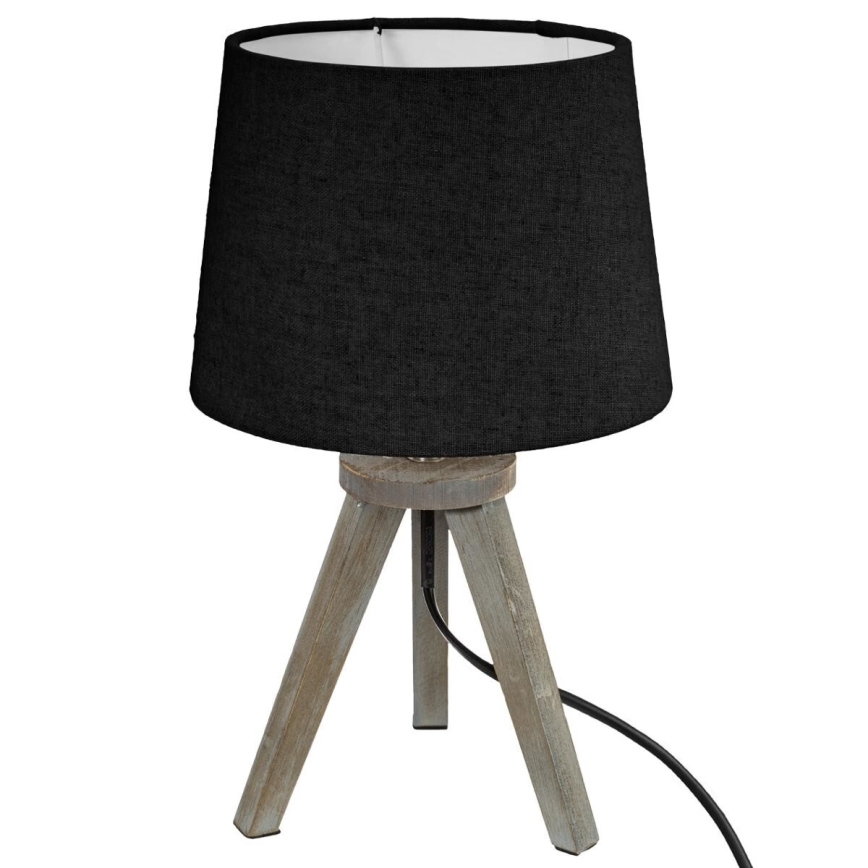 Atmosphera - Lampada da tavolo MINI 1xE14/25W/230V pino/nero