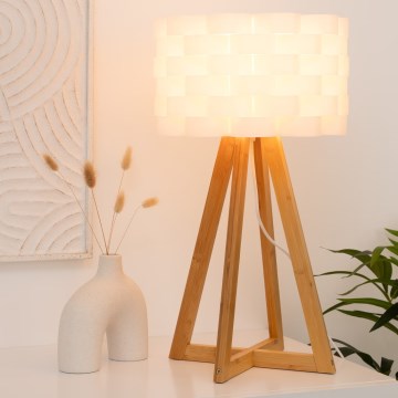 Atmosphera - Lampada da tavolo MOKI 1xE14/40W/230V bambù