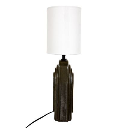 Atmosphera - Lampada da tavolo MONIA 1xE14/60W/230V nero/bianco