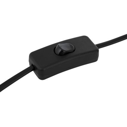 Atmosphera - Lampada da tavolo MONIA 1xE14/60W/230V nero/bianco