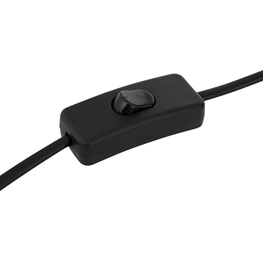 Atmosphera - Lampada da tavolo MONIA 1xE14/60W/230V nero/bianco