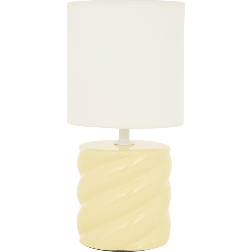 Atmosphera - Lampada da tavolo NOLY 1xE14/40W/230V gialla