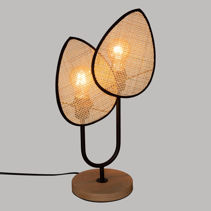 Atmosphera - Lampada da tavolo OLME 1xE27/40W/230V rattan