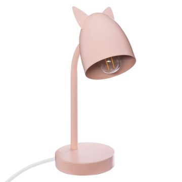 Atmosphera - Lampada da tavolo per bambini OREILLES 1xE14/40W/230V rosa
