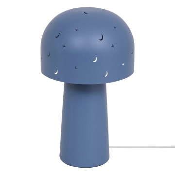 Atmosphera - Lampada da tavolo per bambini STARRY MUSHROOM 1xE14/25W/230V blu