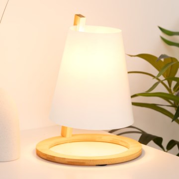 Atmosphera - Lampada da tavolo PITA 1xE14/40W/230V bambù