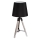 Atmosphera - Lampada da tavolo RUNO 1xE27/25W/230V legno/nero