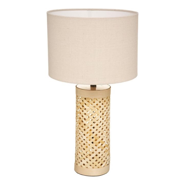 Atmosphera - Lampada da tavolo SALMA 1xE27/40W/230V bambù