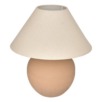 Atmosphera - Lampada da tavolo SEIYA 1xE27/60W/230V marrone/beige