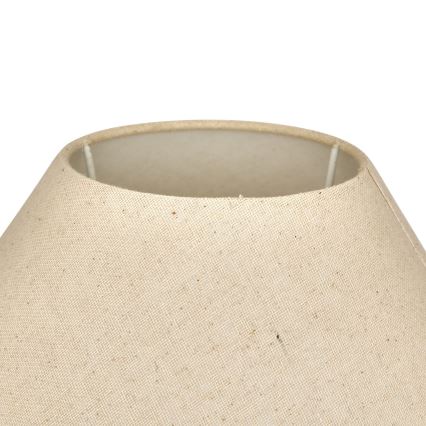 Atmosphera - Lampada da tavolo SEIYA 1xE27/60W/230V marrone/beige