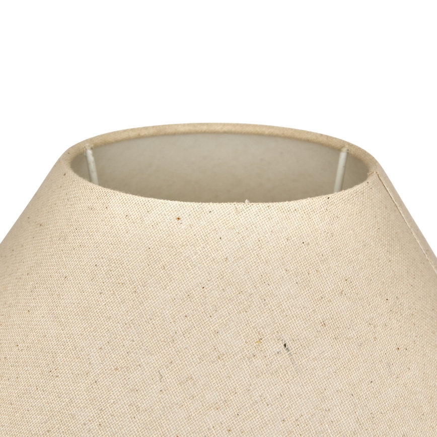 Atmosphera - Lampada da tavolo SEIYA 1xE27/60W/230V marrone/beige