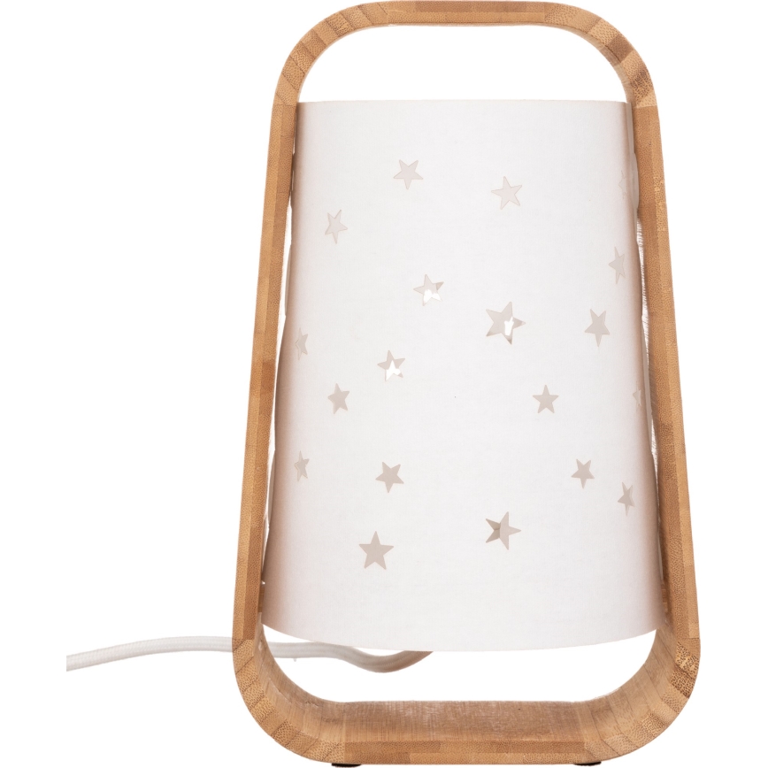 Atmosphera - Lampada da tavolo STARS 1xE14/40W/230V in bambù