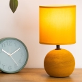 Atmosphera - Lampada da tavolo TIMÉO 1xE14/60W/230V arancione