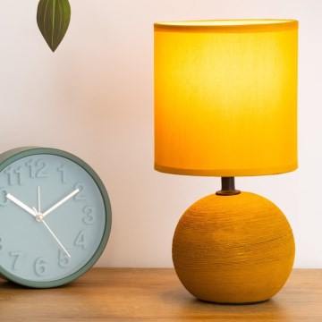 Atmosphera - Lampada da tavolo TIMÉO 1xE14/60W/230V arancione