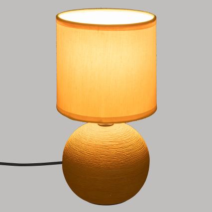 Atmosphera - Lampada da tavolo TIMÉO 1xE14/60W/230V arancione