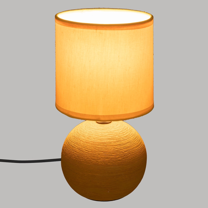 Atmosphera - Lampada da tavolo TIMÉO 1xE14/60W/230V arancione