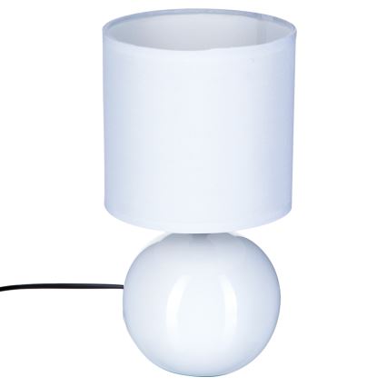 Atmosphera - Lampada da tavolo TIMÉO 1xE14/60W/230V bianco lucido