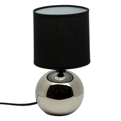 Atmosphera - Lampada da tavolo TIMÉO 1xE14/60W/230V cromo lucido/nero