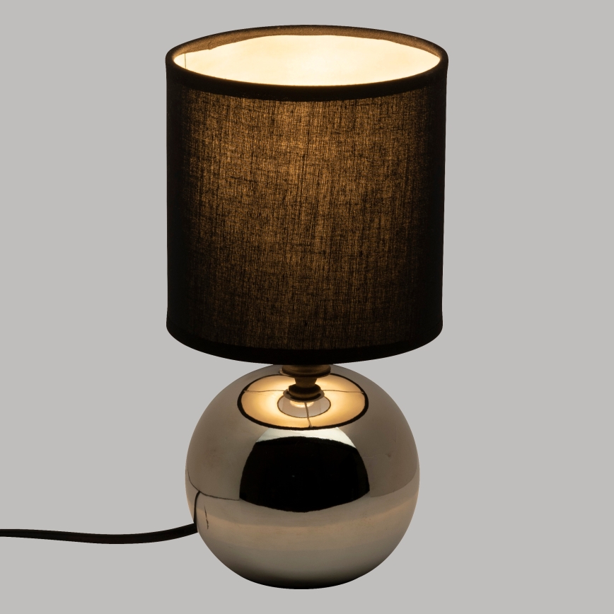 Atmosphera - Lampada da tavolo TIMÉO 1xE14/60W/230V cromo lucido/nero