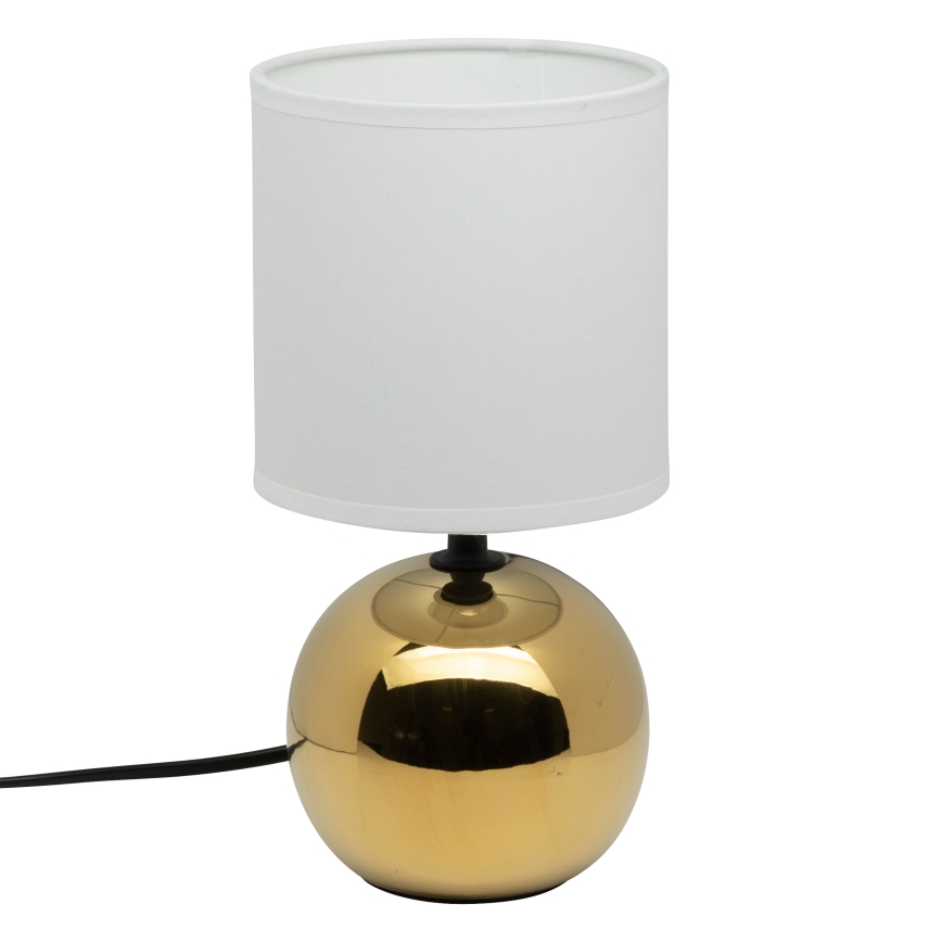 Atmosphera - Lampada da tavolo TIMÉO 1xE14/60W/230V oro/bianco