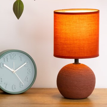 Atmosphera - Lampada da tavolo TIMÉO 1xE14/60W/230V rosso