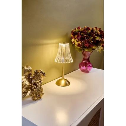 Atmosphera - Lampada da tavolo ricaricabile a LED dimmerabile con sensore touch ANETH LED/3,7V 1800 mAh