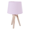Atmosphera - Lampada da tavolo TRIPOD 1xE14/40W/230V pino/rosa