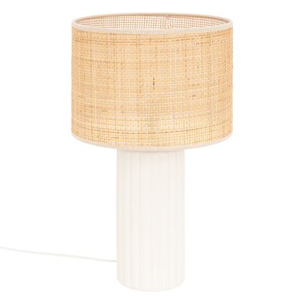 Atmosphera - Lampada da tavolo TYLIA 1xE14/60W/230V rattan
