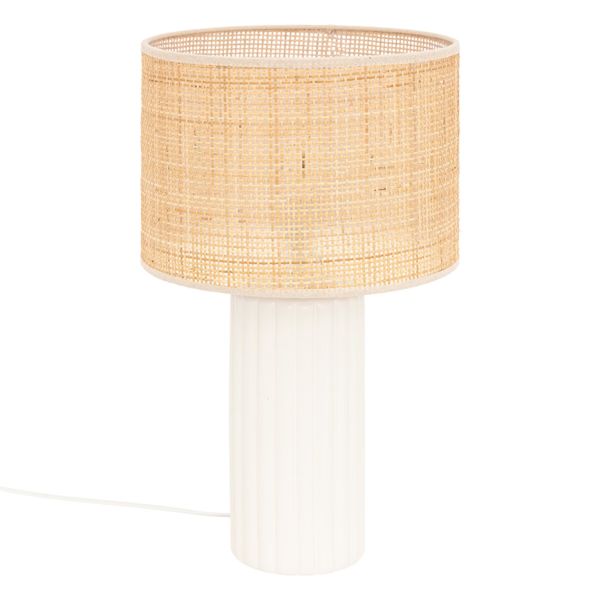Atmosphera - Lampada da tavolo TYLIA 1xE14/60W/230V rattan