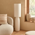 Atmosphera - Lampada da terra KEYAH 1xE27/40W/230V bianca