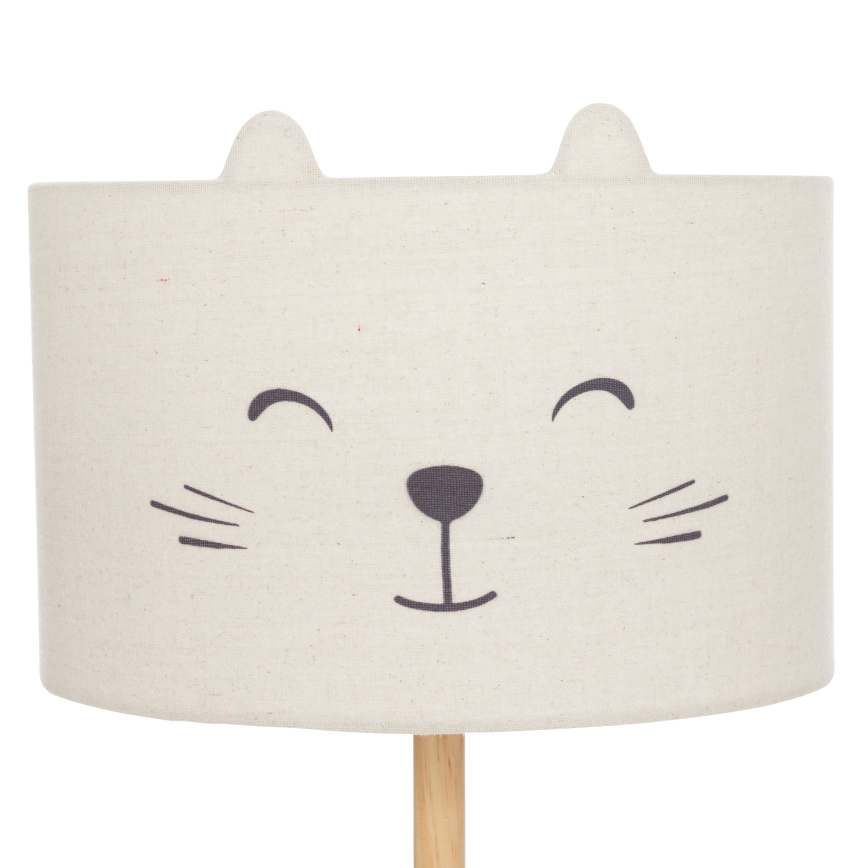 Atmosphera - Lampada da terra per bambini FÉLIX 1xE27/40W/230V gatto