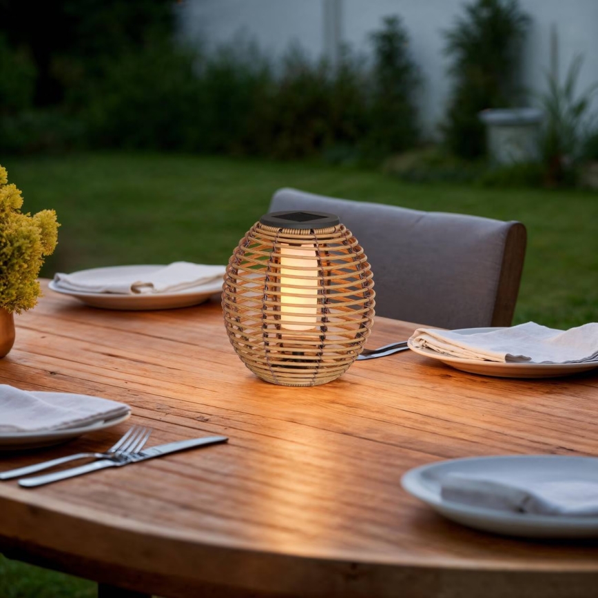 Atmosphera - Lampada solare a LED CUBA LED/1,2V 800 mAh IP44
