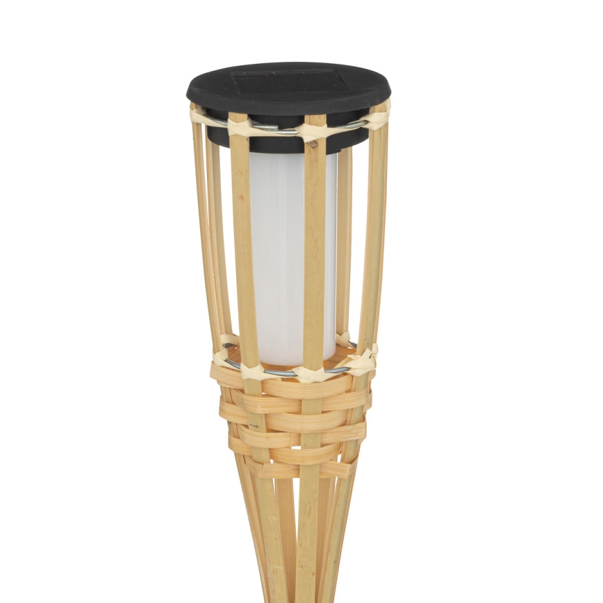 Atmosphera - Lampada solare LED MACEO LED/1,2V 300 mAh IP44 bambù