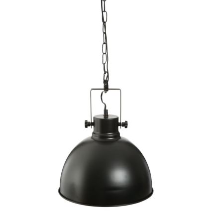 Atmosphera - Lampadario a sospensione con catena BASALT 1xE27/25W/230V nero