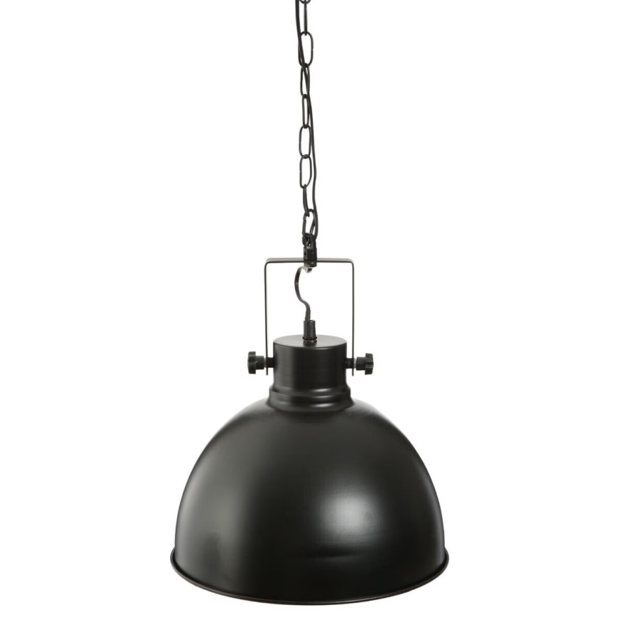 Atmosphera - Lampadario a sospensione con catena BASALT 1xE27/25W/230V nero