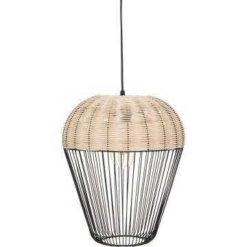 Atmosphera - Lampadario a sospensione con filo ANEA 1xE27/40W/230V rattan