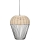 Atmosphera - Lampadario a sospensione con filo ANEA 1xE27/40W/230V rattan