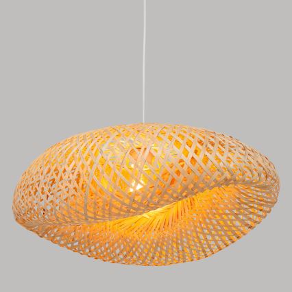 Atmosphera - Lampadario a sospensione con filo BEDDY 1xE27/40W/230V bambù