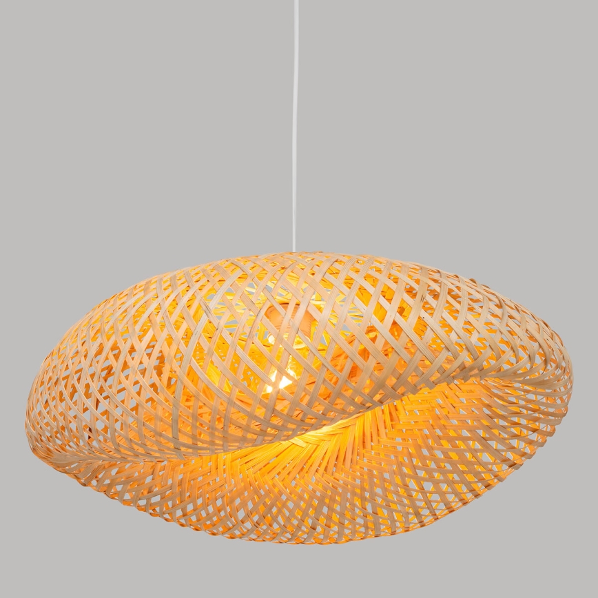 Atmosphera - Lampadario a sospensione con filo BEDDY 1xE27/40W/230V bambù