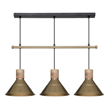 Atmosphera - Lampadario a sospensione con filo BOTA 3xE27/25W/230V