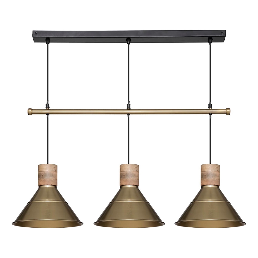 Atmosphera - Lampadario a sospensione con filo BOTA 3xE27/25W/230V